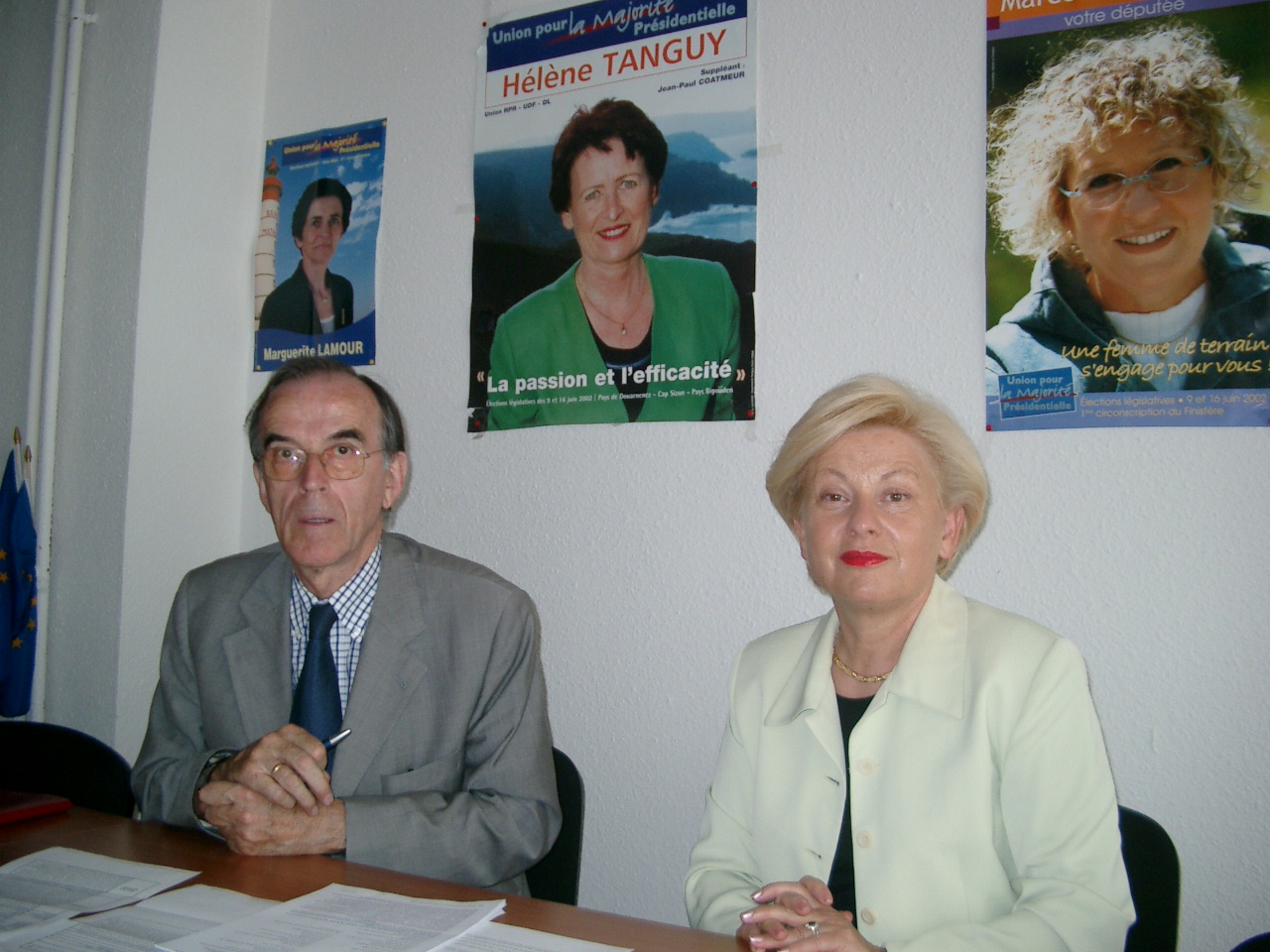 ambroise Guellec et Claudine Perron UMP